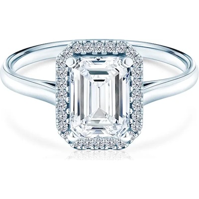 SAVICKI Годежен пръстен Savicki: бяло злато. бял топаз. диаманти