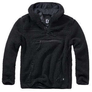 Brandit Мъжко пухкаво яке в черен цвят Brandit Worker PulloverMODEL782 SALE - , размер 7XL