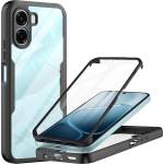 Techsuit Калъф за Oppo A6x 4G / 5G / A6k 4G - ColorVerse 360 Series + протектор - Techsuit - Черен