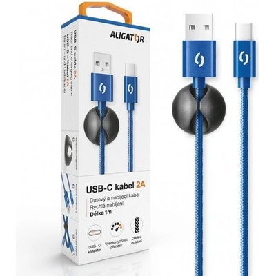 Aligator DATKP15 Premium 2A USB-C, modrý