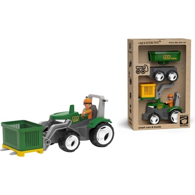 EFKO ECO MultiGO Farm 2+1 - Igráček farmář, traktor s přívěsem