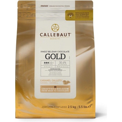 Callebaut Gold caramel belgická 30% 2,5 kg