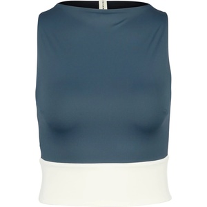 MYMARINI Дамско бикини горнище MYMARINI Women's Surf Top Bikini top - Black / Grey / White (150-5690-0111)