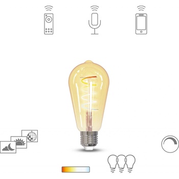 Müller Licht tint LED žárovka Retro zlatá E27 5,5W 404037