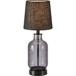 Markslöjd Черна настолна лампа с абажур от юта (височина 43 cm) Costero - Markslöjd (108695)