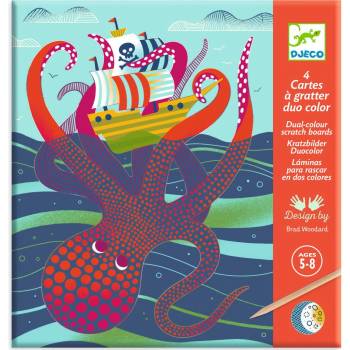 Djeco Vyškrabávacie obrázky na mori