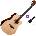 LÂG GUITARS T70DCE Basic SET Natural Satin Електро-акустична китара Дреднаут