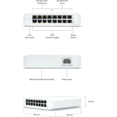 Ubiquiti USW-Lite-16-POE