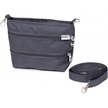 Iridog Pamlskovník & crossbody 2V1 šedý š21 x v15 cm