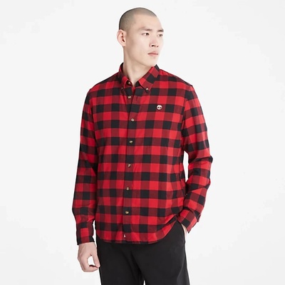 Timberland МЪЖКА РИЗА mascoma river long-sleeve check shirt for men in red - xxl (tb0a2d7eca2)