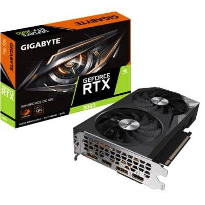 GIGABYTE GeForce RTX 3060 WINDFORCE OC 12GB (GV-N3060WF2OC-12GD2.0)