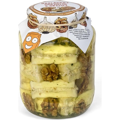 Dobrotyspribehem.cz Nakládaný hermelín s ořechy 1,5 kg – Zboží Dáma