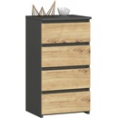Ak furniture CL4 se 4 zásuvkami