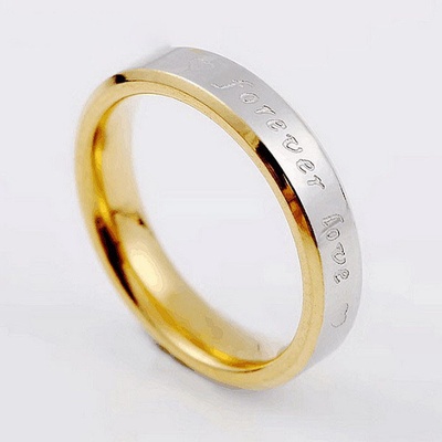 iŠperky Oceľová obrúčka forever love ID 292602