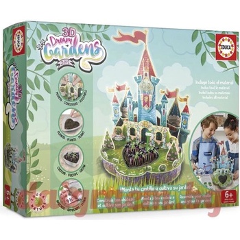 Image 1 of Educa 3D пъзел Educa 19468 - Замък "Градината на мечтите (EDU19468)
