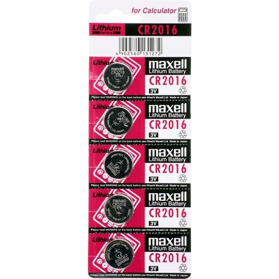 Maxell CR2016 Литиеви бутонни клетки 5бр/опаковка 76903CM (76903CM)