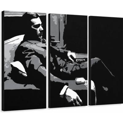 Ručne maľovaný POP Art obraz GODFATHER - 150x100 cm
