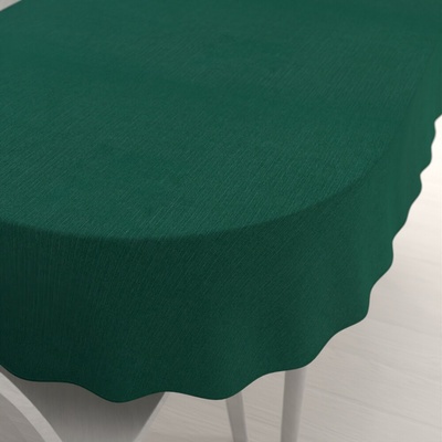 Biante Veľký teflónový oválny obrus TF-110 Zelený 160x200 cm