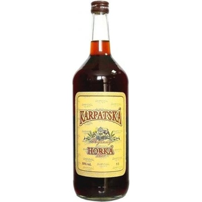 Frucona Karpatská horká 30% 1 l (čistá fľaša)