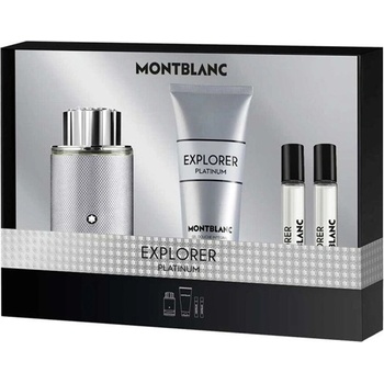 Mont Blanc Explorer Platinum Комплект (EDP 100ml + EDP 7.5ml + EDP 7.5ml + SG 100ml) за Мъже