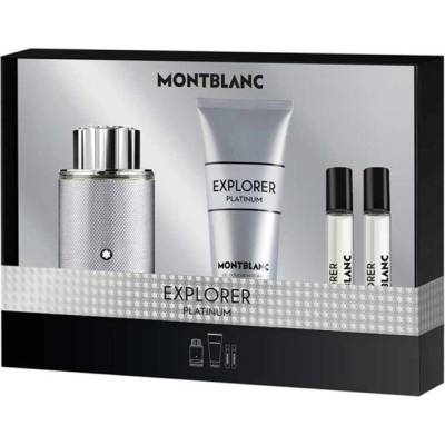 Mont Blanc Explorer Platinum Комплект (EDP 100ml + EDP 7.5ml + EDP 7.5ml + SG 100ml) за Мъже
