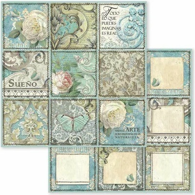 Stamperia papír na scrapbook oboustranný Azulejo Sueño
