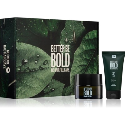 Better Be Bold Gift Box matný krém na plešinu 50 ml + šampón bez vlasov 200 ml kozmetická sada