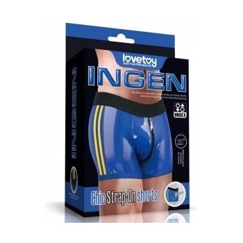 Boss of Toys Chic Strap-On shorts (36 - 39 inch waist) Blue