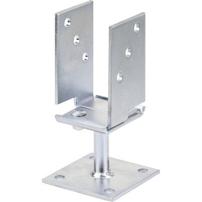 Trámová kotva U nastaviteľná 71-131x110x70 mm, galvanicky pozinkovaná 1 ks