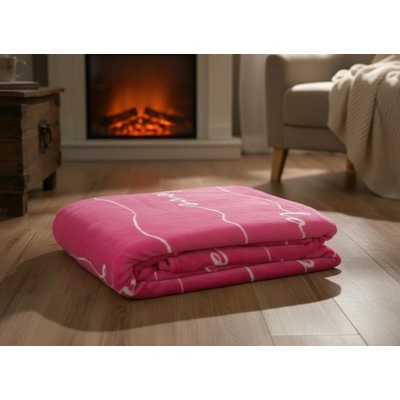 BBK deka z mikrovlákna Sweet Love vzor love 150x200