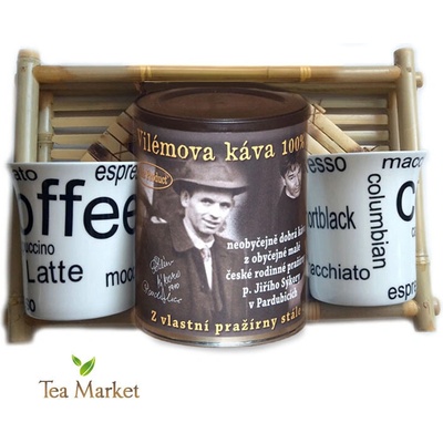 Vilémova káva Darčeková sada 100% arabica mletá 250 g