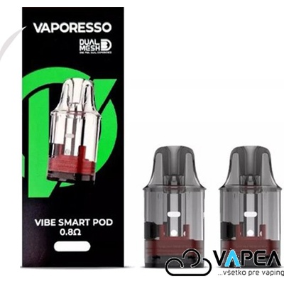 Vaporesso VIBE Pod cartridge 2 ks 0,8 ohm