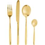 Premier Housewares Прибори за хранене 16 бр. от неръждаема стомана в златисто Avie - Premier Housewares (0922618)