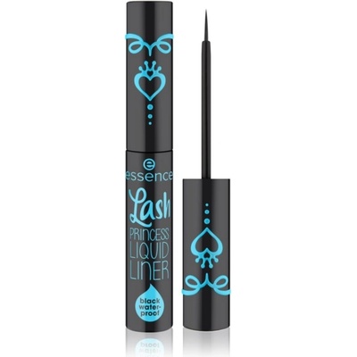 essence Lash PRINCESS tekuté linky na oči Black 3 ml
