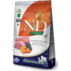 N&D Grain Free Pumpkin Adult Medium & Maxi lamb & blueberry 12 kg