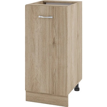 ИРИМ Долен шкаф с една врата и рафт Сити АРДА-21 дъб сонома арвен / дъб сонома арвен 40 см