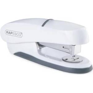 Rapesco Машина за подшиване, 24/6, 26/6, 20 листа, RAPESCO "P20 Shimma Half-Strip", бяла 1273 (1273)