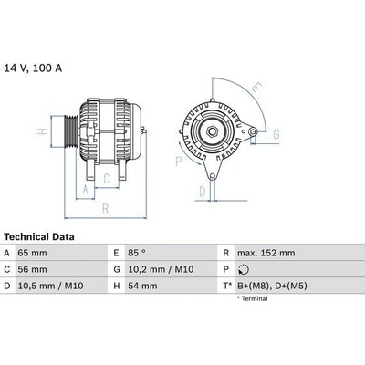Alternátor BOSCH 0 986 047 270
