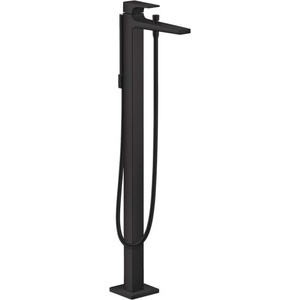 Hansgrohe Metropol - Свободностоящ смесител за вана (монтаж от под), черен мат 32532670 (32532670)
