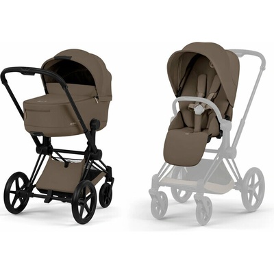 CYBEX Kombinovaný Priam 5.0 Coconut Brown Matt Black Frame Platinum 2026
