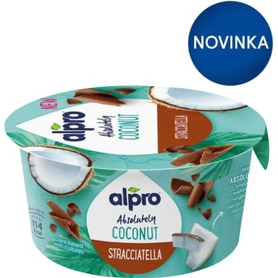 Alpro kokosová alternativa jogurtu stracciatella 120 g