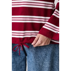 Tommy Hilfiger блуза с дълги ръкави дамска от памук (WW0WW52362)