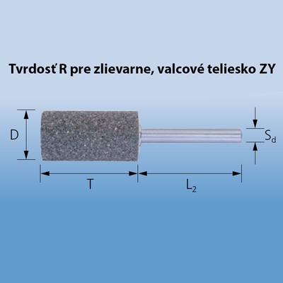 Pferd 31133531 | Valcové teliesko ZY, CU pre zlievarne 20 x 40 x 6 mm Z30, CU pre zlievarne