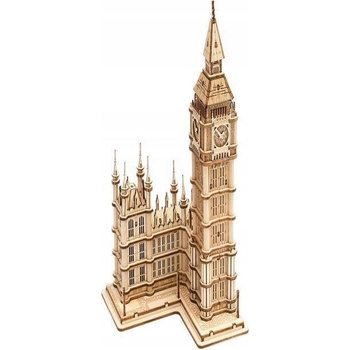 Robotime Rolife Svítící 3D dřevěné puzzle Big Ben 220 ks