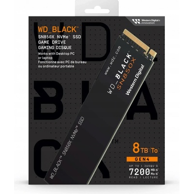 WD Black SN850X 8TB, WDS800T2X0E