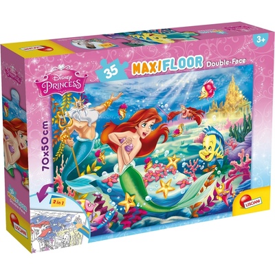 Lisciani Двулицев пъзел Lisciani, - Малката русалка, 35 части (LI48168)