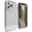 elago Glide Case - удароустойчив силиконов (TPU) калъф за iPhone 13 Pro (сив-бял)
