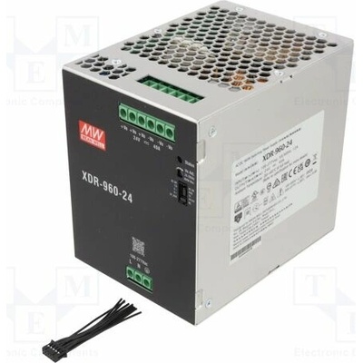 MEAN WELL XDR-960-24 Napájecí zdroj: spínaný; na lištu DIN; 960W; 24VDC; 0÷40A; OUT: 1
