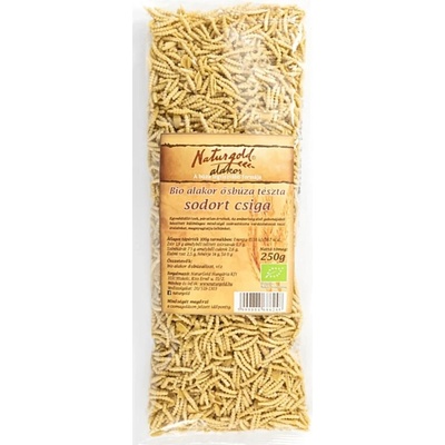 Naturgold Bio cestoviny z pšenice jednozrnnej Alakor slimačie rezance 250 g