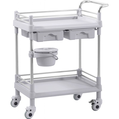 Steinberg Systems Laboratórny vozík - 2 police po 53 x 38 x 14 cm - 2 zásuvky - 40 kg SBS-LF-116